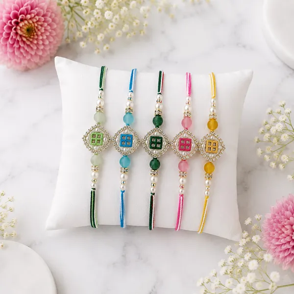 Premium_Set_of_3_Square_Buti_Designer_Thread_Rakhis_with_Crystal_Stone_Work_|__Handmade_Rakhi_Combo_for_Raksha_Bandhan