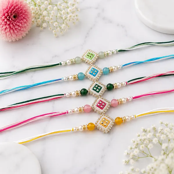 Premium_Set_of_3_Square_Buti_Designer_Thread_Rakhis_with_Crystal_Stone_Work_|__Handmade_Rakhi_Combo_for_Raksha_Bandhan