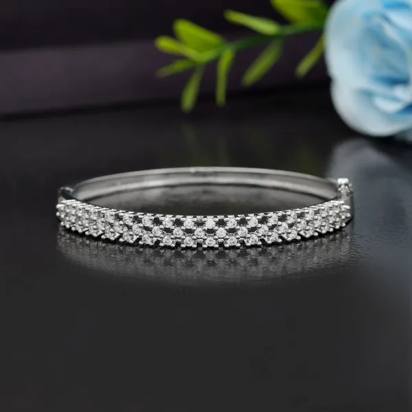 Silver_Tone_American_Diamond__Bracelet_for_Women_&_Girls_|_Elegant_Fashion_Jewellery