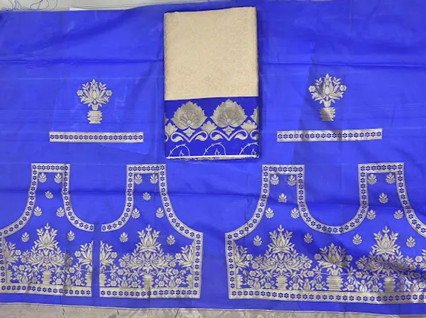 Cream_&_Royal_Blue_Soft_Lichi_Silk_Saree_with_Rich_Jacquard_Pallu_&_Designer_Border