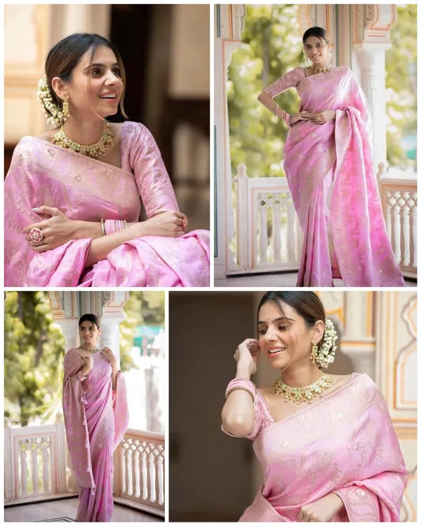 Elegant_Baby_Pink_Soft_Silk_Saree_with_Floral_Jacquard_Weaving_&_Designer_Pallu