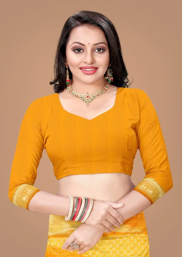 Elegant_Golden_Soft_Lichi_Silk_Saree_with_Luxurious_Jacquard_Work