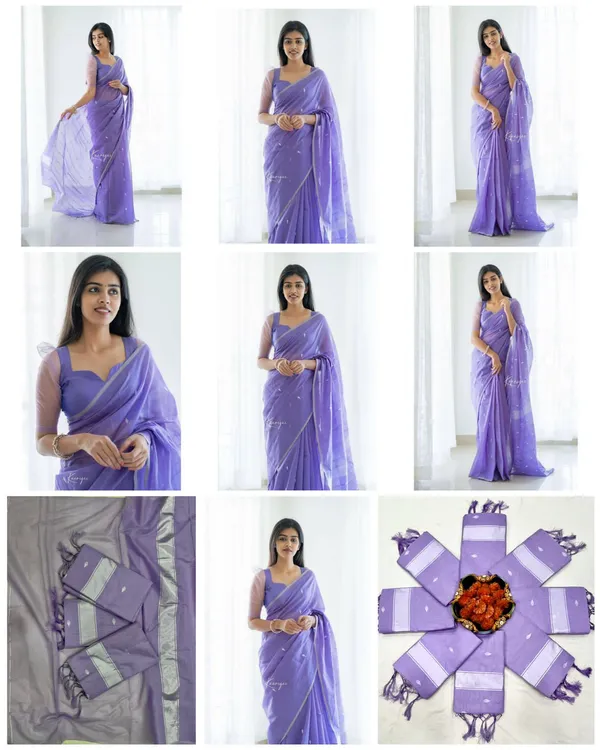 Elegant_Lavender_Soft_Lilan_Slab_Saree_with_Golden_Weaving