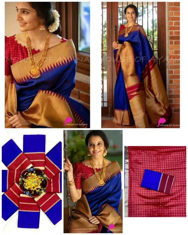 Elegant_Navy_Blue_Rich_Pallu_Lichi_Silk_Saree