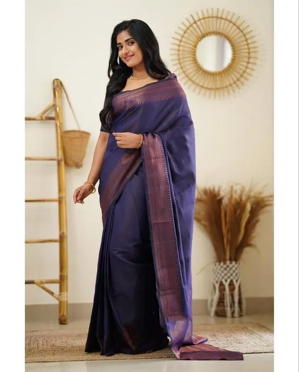 Elegant_Purple_Lichi_Silk_Saree_with_Rich_Jacquard_Pallu