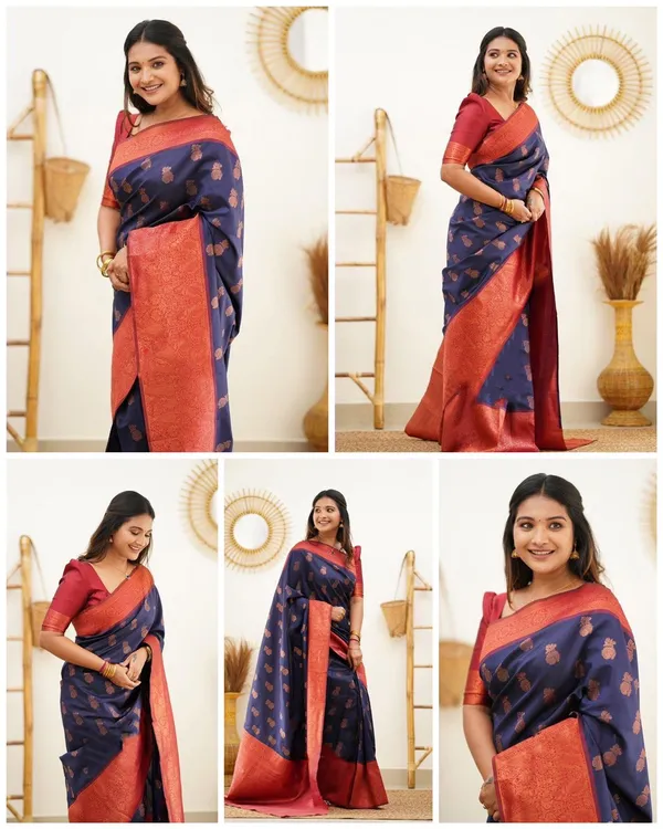 Elegant_Purple_Lichi_Silk_Saree_with_Rich_Jacquard_Pallu_&_Border