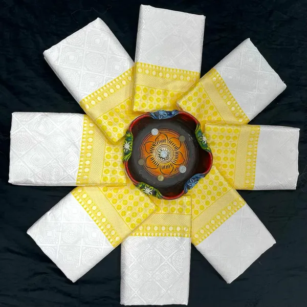 Elegant_White_&_Yellow_Soft_Lichi_Silk_Saree_with_Rich_Jacquard_Pallu_and_Border