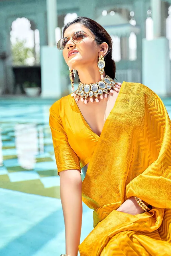 Golden_Yellow_Soft_Lichi_Silk_Saree_with_Rich_Jacquard_Work_&_Designer_Pallu