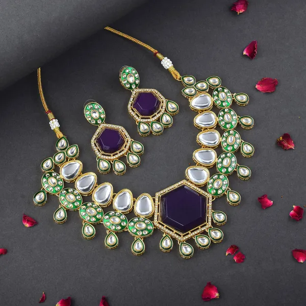 Gorgeous_Purple_Color_Kundan_Necklace_Set_with_Premium_Traditional_Indian_Craftsmanship