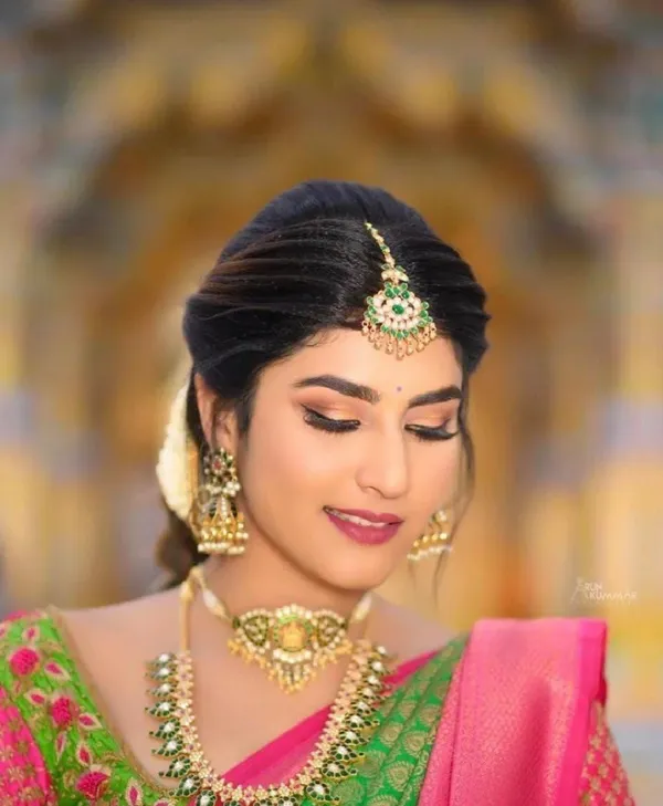 Green_&_Pink_Soft_Lichi_Silk_Jacquard_Saree