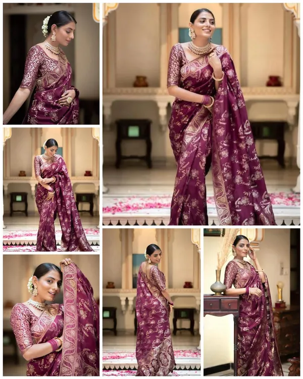 Maroon_Soft_Silk_Saree_with_Floral_Jacquard_Weaving,_Rich_Pallu_&_Designer_Border