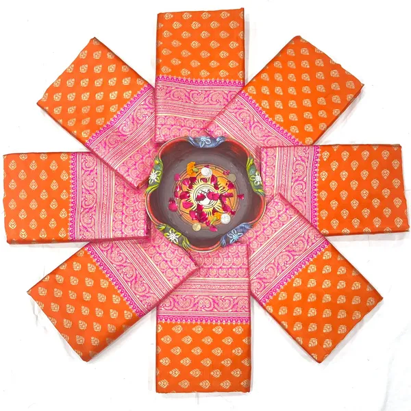 Orange_Soft_Lichi_Silk_Saree_with_Rich_Jacquard_Pallu_&_Pink_Woven_Border
