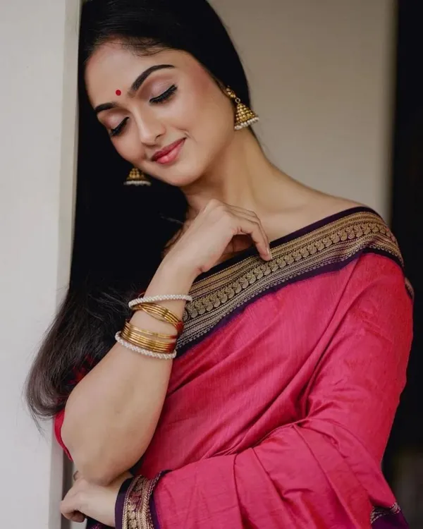 Pink_Soft_Lichi_Silk_Saree_with_Purple_Rich_Pallu_&_Jacquard_Border