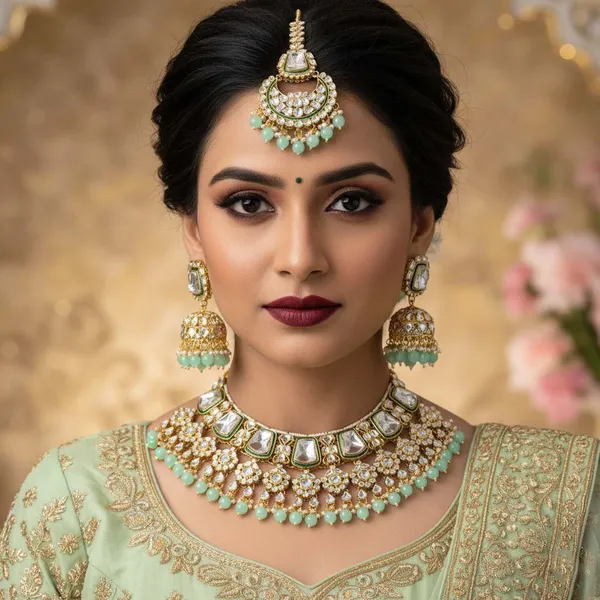 Pista_Green_Kundan_Bridal_Necklace_Set_for_Women_|_Gold-Plated_Choker_Jewellery_Set_with_Jhumka_Earrings_&_Maang_Tikka