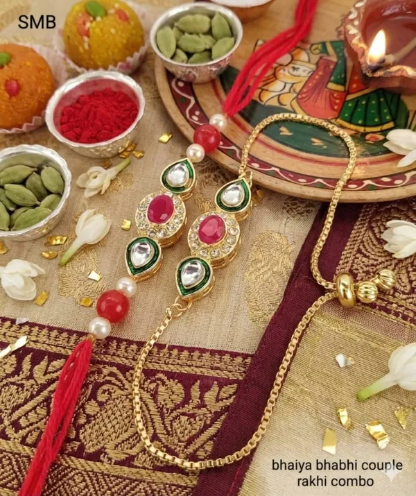 Premium_Bhaiya_Bhabhi_Couple_Rakhi_with_Designer_Lumba_Bracelet_|_Traditional_Kundan_Bhaiya_Bhabhi_Rakhi_Set_for_Raksha_Bandhan