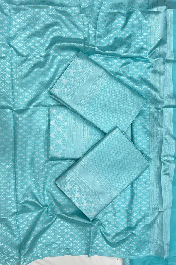 Premium_Light_Blue_Designer_Soft_Silk_Saree_with_Matching_Blouse