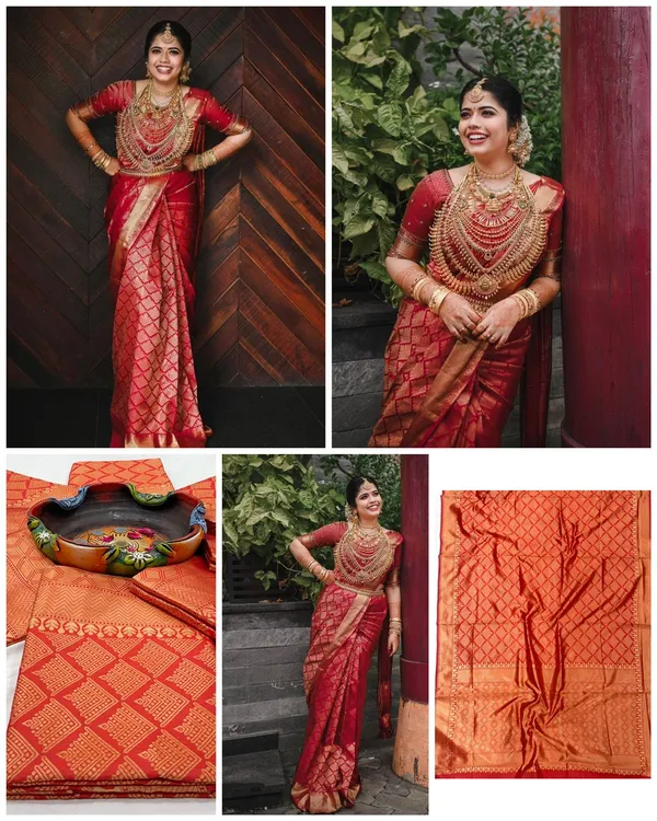 Premium_Red_Soft_Lichi_Silk_Jacquard_Woven_Saree