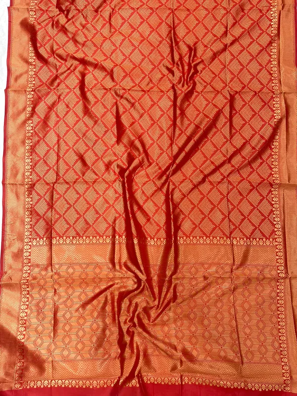 Premium_Red_Soft_Lichi_Silk_Jacquard_Woven_Saree