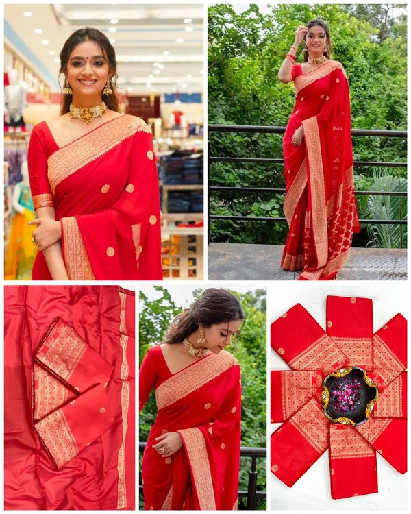 Premium_Red_Soft_Lichi_Silk_Saree_with_Rich_Jacquard_Border_&_Designer_Pallu