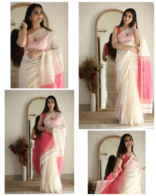 Premium_Soft_Lichi_Silk_Saree_with_All-Over_Jacquard_Weaving_&_Rich_Pink_Pallu