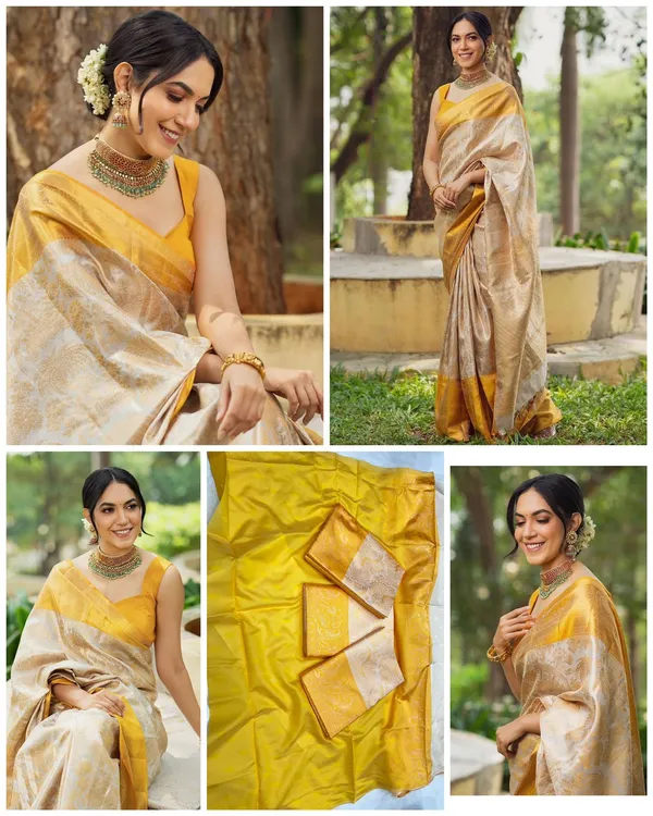 Premium_Soft_Lichi_Silk_Saree_with_All-Over_Jacquard_Work_&_Rich_Designer_Pallu
