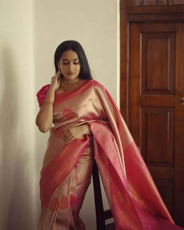 Premium_Soft_Lichi_Silk_Saree_with_All-Over_Jacquard_Work_&_Rich_Designer_Pallu_–__Peach