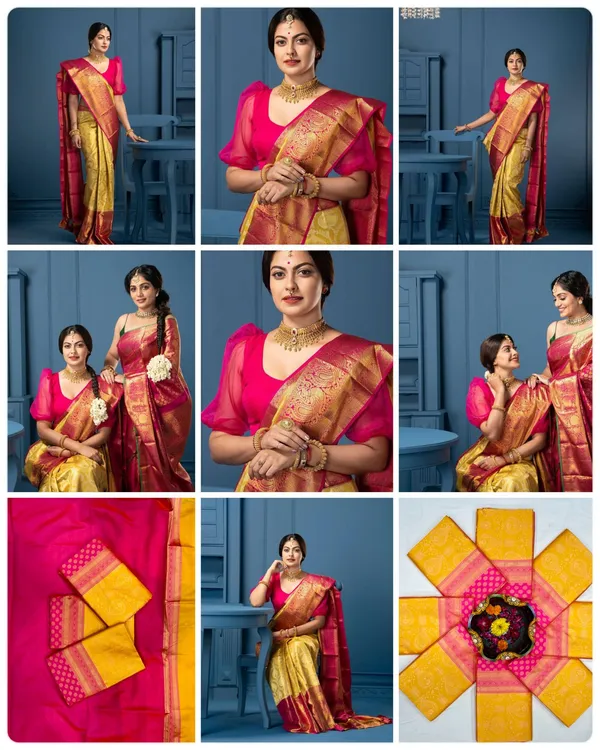 Premium_Soft_Lichi_Silk_Saree_with_Rich_Jacquard_Pallu_&_Magenta_Zari_Border
