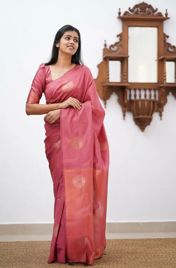 Premium_Soft_Lichi_Silk_Saree_with_Rich_Pallu_&_All-Over_Jacquard_Zhalar_–_Rose_Pink