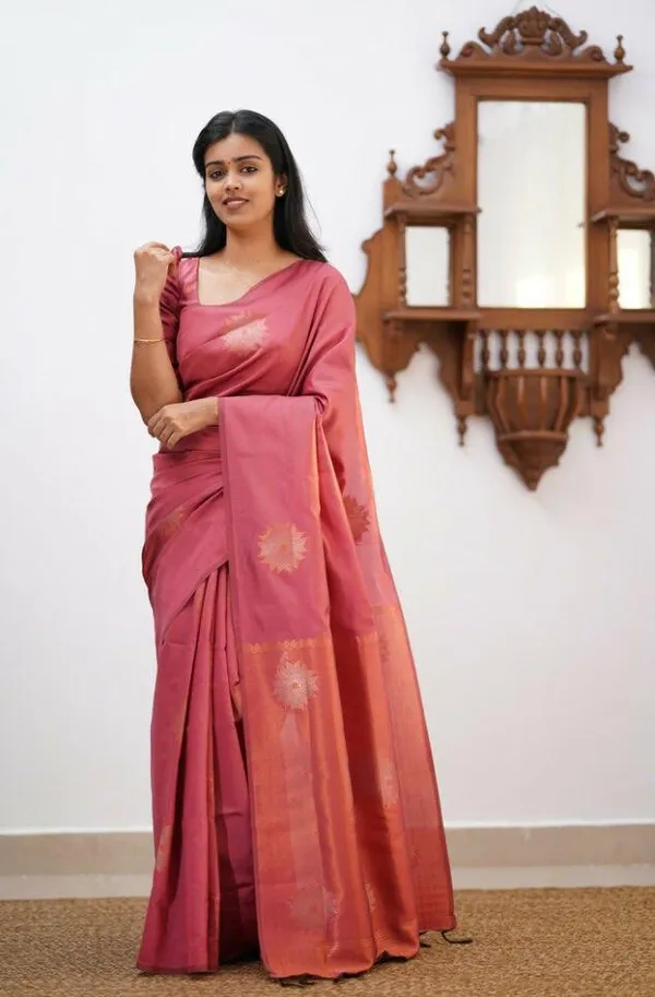 Premium_Soft_Lichi_Silk_Saree_with_Rich_Pallu_&_All-Over_Jacquard_Zhalar_–_Rose_Pink