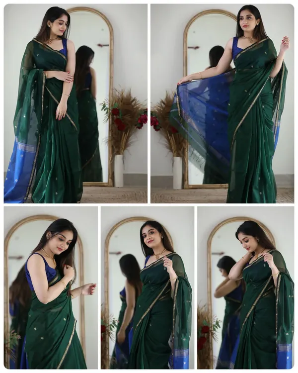 Premium_Soft_Lichi_Silk_Saree_with_Royal_Blue_Rich_Pallu_&_Golden_Jacquard_Border