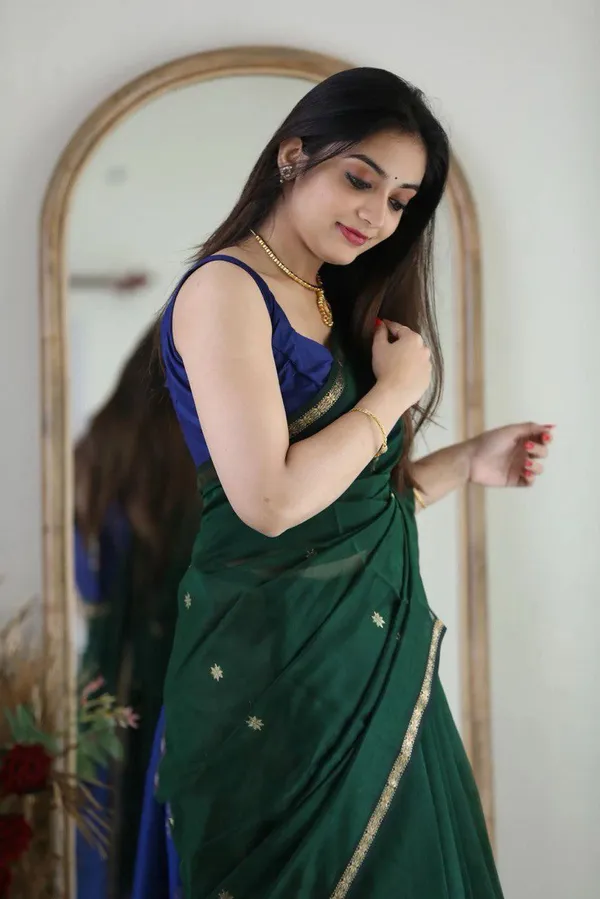 Premium_Soft_Lichi_Silk_Saree_with_Royal_Blue_Rich_Pallu_&_Golden_Jacquard_Border