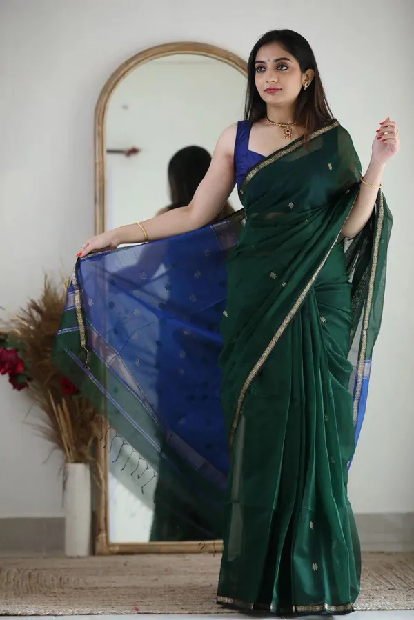 Premium_Soft_Lichi_Silk_Saree_with_Royal_Blue_Rich_Pallu_&_Golden_Jacquard_Border
