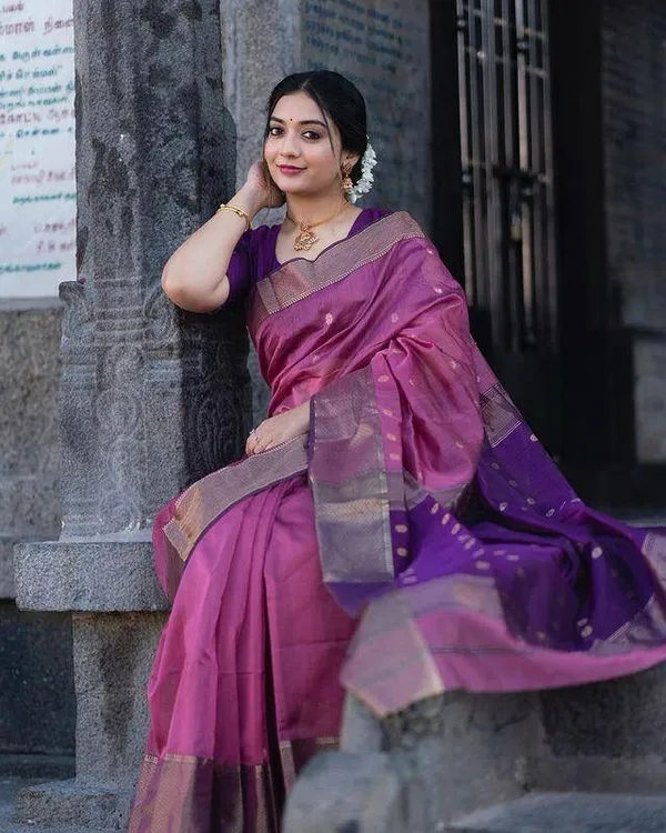 Premium_Soft_Lilan_Slab_Saree_with_Golden_Woven_Border_&_Rich_Weaving_Pallu_–_Pink_&_Purple