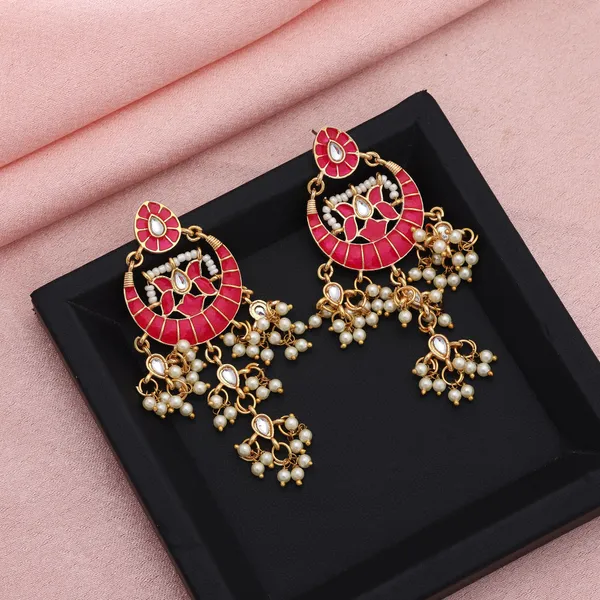 Rani_Pink_Meenakari_Chandbali_Earrings_with_Pearl_Drops_–_Traditional_Kundan_Style_Party_Wear_Jewellery