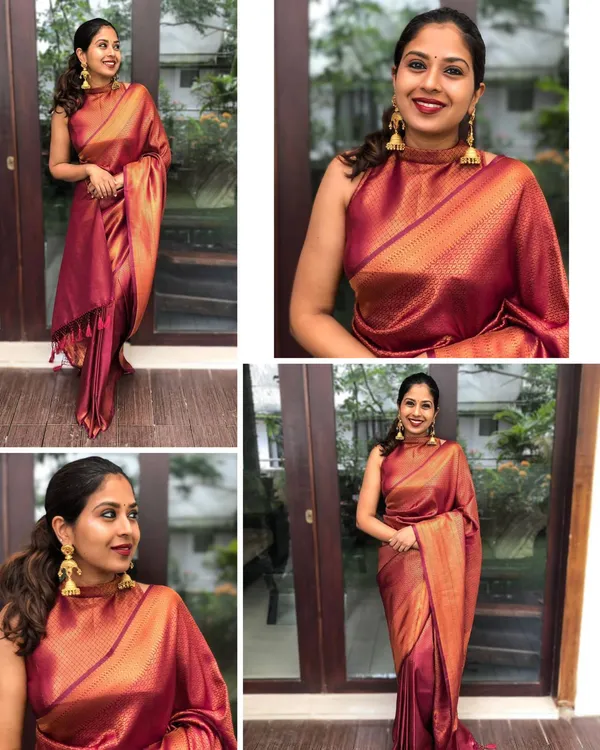 Red_Soft_Lichi_Silk_Saree_with_Rich_Jacquard_Pallu_&_Border