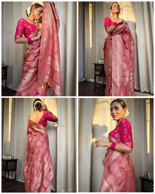 Rose_Pink_Soft_Lichi_Silk_Jacquard_Saree_with_Rich_Woven_Pallu_&_Designer_Border