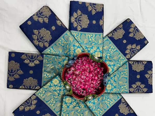 Royal_Blue_and_Sky_Blue_Soft_Lichi_Silk_Jacquard_Work_Saree_with_Exclusive_Blouse