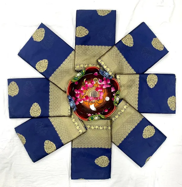 Royal_Navy_Blue_Soft_Lichi_Silk_Saree_with_Rich_Jacquard_Work
