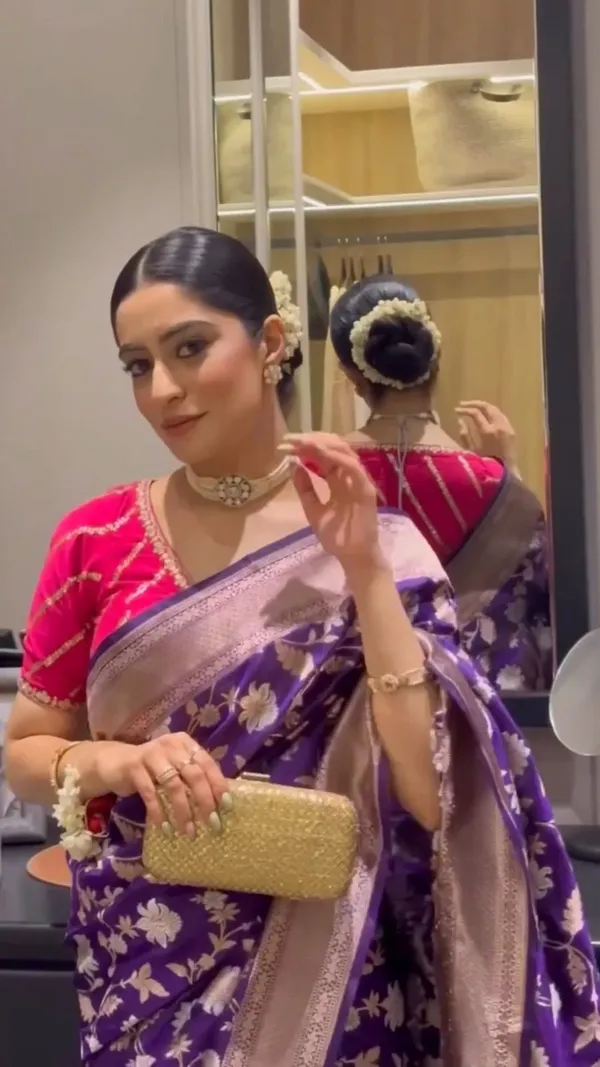 Royal_Purple_Soft_Lichi_Silk_Saree_with_Floral_Jacquard_&_Rich_Zari_Border