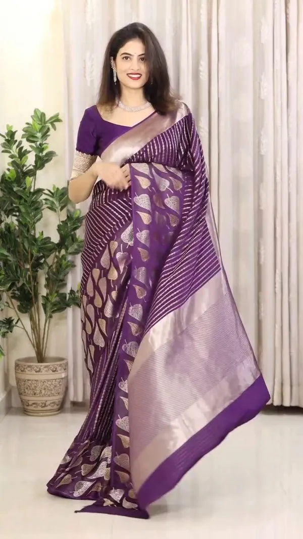 Royal_Purple_Soft_Lichi_Silk_Saree_with_Jacquard_Weaving_&_Zari_Border