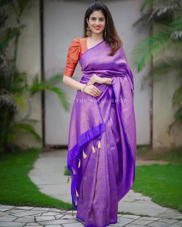 Royal_Purple_Soft_Silk_Saree_with_Woven_Jacquard_Design_&_Tassel_Pallu