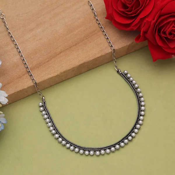 Silver_Color_Oxidised_Necklace_for_Women_&_Girls_|_Traditional_Silver-Plated_Glass_Stone_Necklace