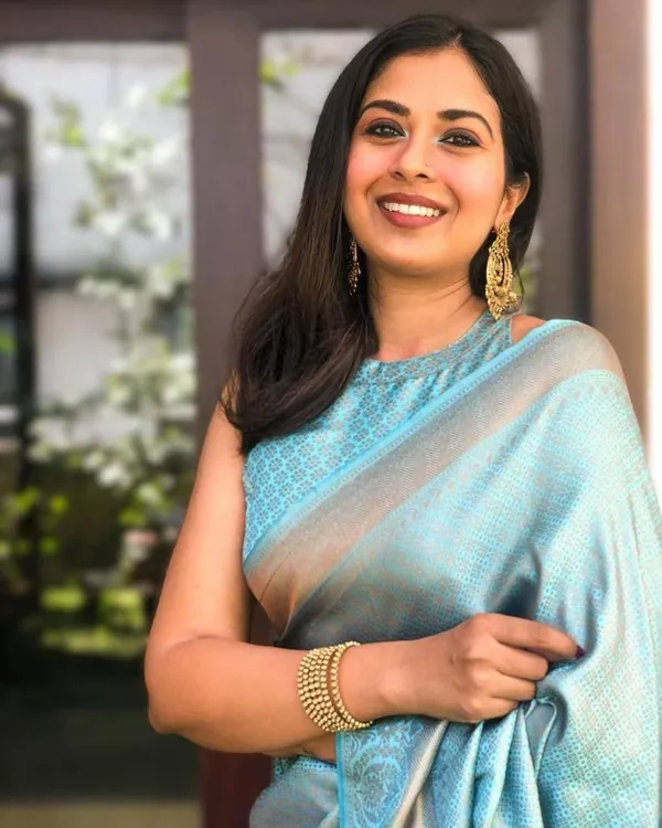 Sky_Blue_Soft_Lichi_Silk_Saree_with_Rich_Jacquard_Work