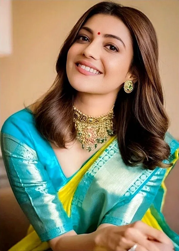 Sunshine_Yellow_&_Aqua_Blue_Lichi_Silk_Jacquard_Saree