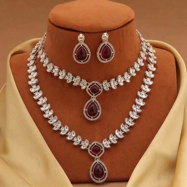 Traditional_Maroon_Kundan_Necklace_Set_with_Leaf_Motif_&_Stone_Studded_Earrings_–_Wedding_&_Festive_Jewellery