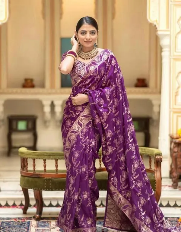 Wine_Soft_Silk_Saree_with_Floral_Jacquard_Weaving,_Rich_Pallu_&_Designer_Border