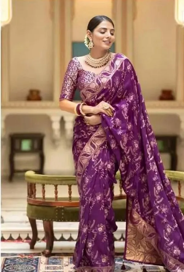 Wine_Soft_Silk_Saree_with_Floral_Jacquard_Weaving,_Rich_Pallu_&_Designer_Border