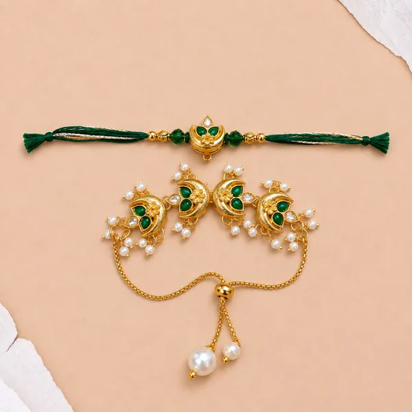 Premium_Green_Meenakari_Diya_Bhaiya_Bhabhi_Rakhi_Set_with_Pearl_Lumba_|_Designer_Rakhi_for_Brother_&_Bhabhi_|_Raksha_Bandhan_Gift