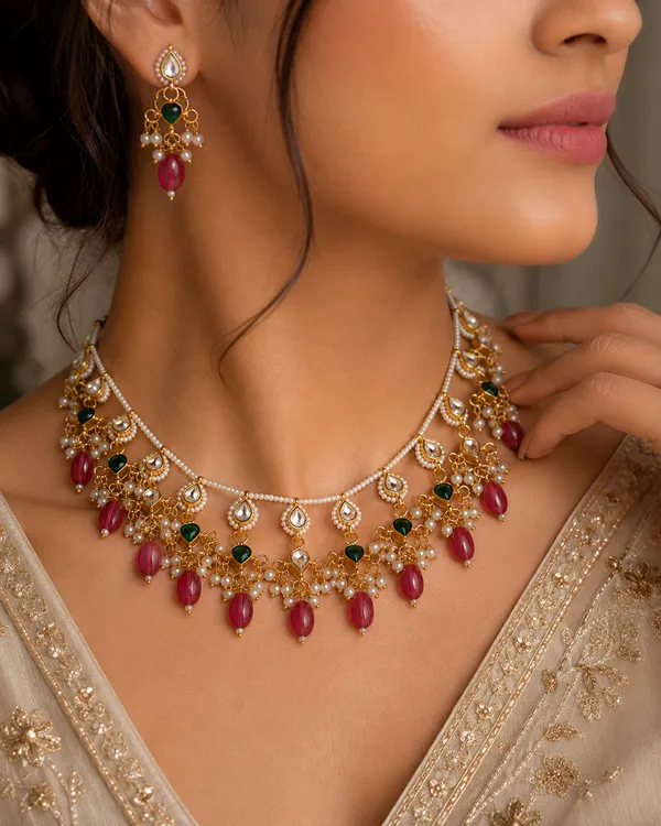 Gulnaar_Pearl_Blossom_Choker_Set