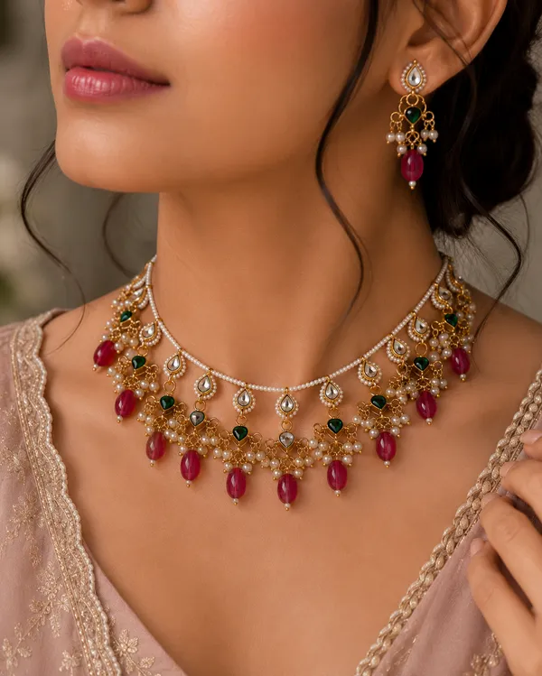 Gulnaar_Pearl_Blossom_Choker_Set